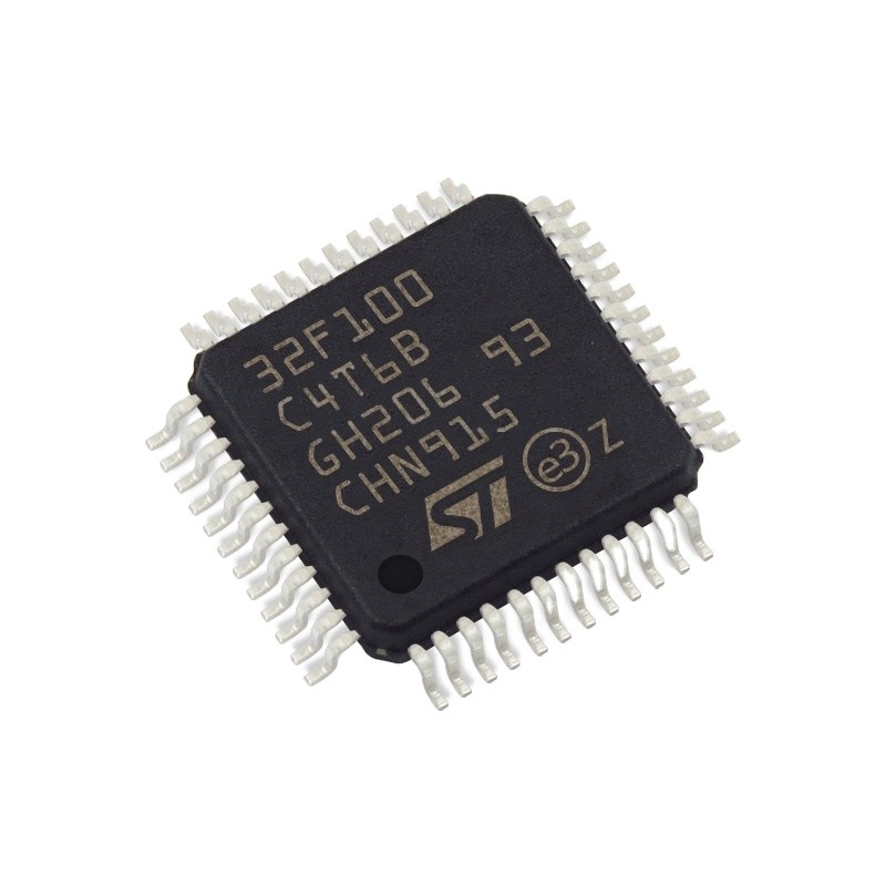 Còn hàng Vi điều khiển IC MCU 32BIT 16KB FLASH 48LQFP mạch tích hợp chip ic STM32F100C4T6B