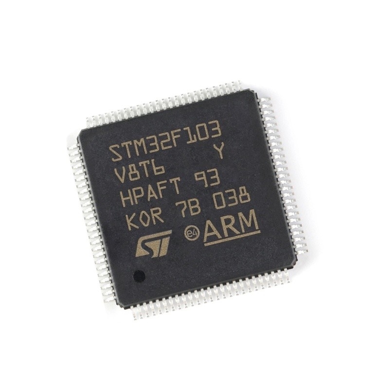 Còn hàng Vi điều khiển IC MCU 32BIT 64KB FLASH 100LQFP mạch tích hợp chip ic STM32F103V8T6