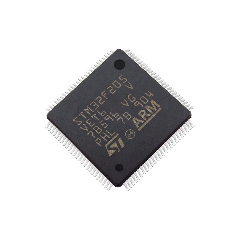 Còn hàng Vi điều khiển IC MCU 32BIT 512KB FLASH 100LQFP Linh kiện điện tử Mạch tích hợp STM32F205VET6