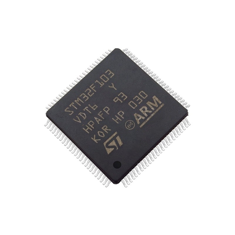 Còn hàng Vi điều khiển và Bộ xử lý IC MCU 32BIT 384KB FLASH 100LQFP mạch tích hợp chip ic lập trình STM32F103VDT6