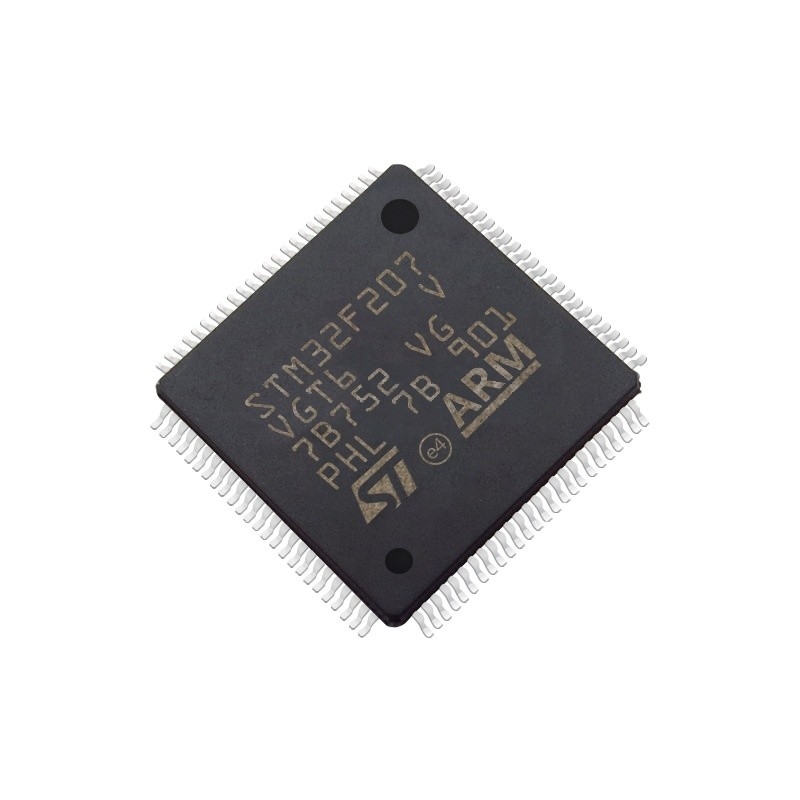 Còn hàng Vi điều khiển IC MCU 32BIT 1MB FLASH 100LQFP Linh kiện điện tử Mạch tích hợp STM32F207VGT6