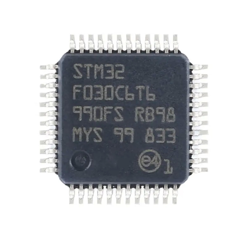 Còn hàng Vi điều khiển IC MCU 32BIT 32KB FLASH 48LQFP Linh kiện điện tử Mạch tích hợp Chip BGA STM32F030C6T6