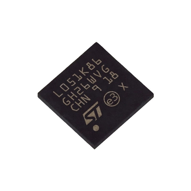 Còn hàng Vi điều khiển IC MCU 32BIT 64KB FLASH 32UFQFPN Linh kiện điện tử Mạch tích hợp STM32L051K8U6