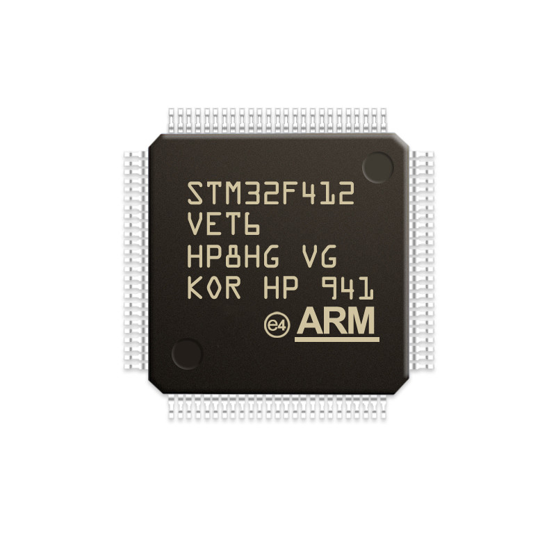 Chuangyunxinyuan STM32F412VET6 Chất lượng tại cửa hàng Linh kiện điện tử Mạch tích hợp MCU Vi điều khiển LQFP100 STM32F412VET6