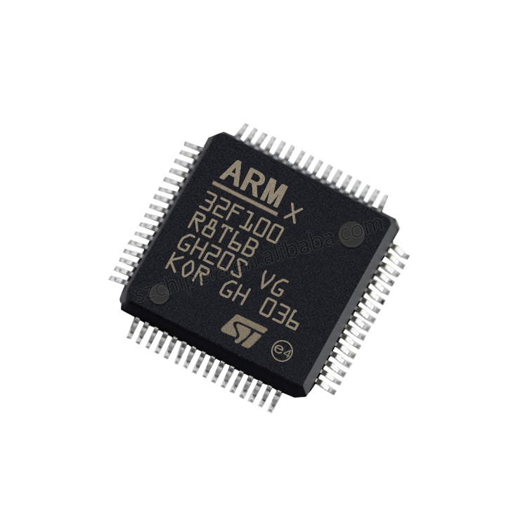 Mới Và Hàng Chính Hãng STM32F100 RISC 64KB Flash 2.5V 3.3V CÁNH TAY Cortex M3 64 Pin STM32F100R8T6B