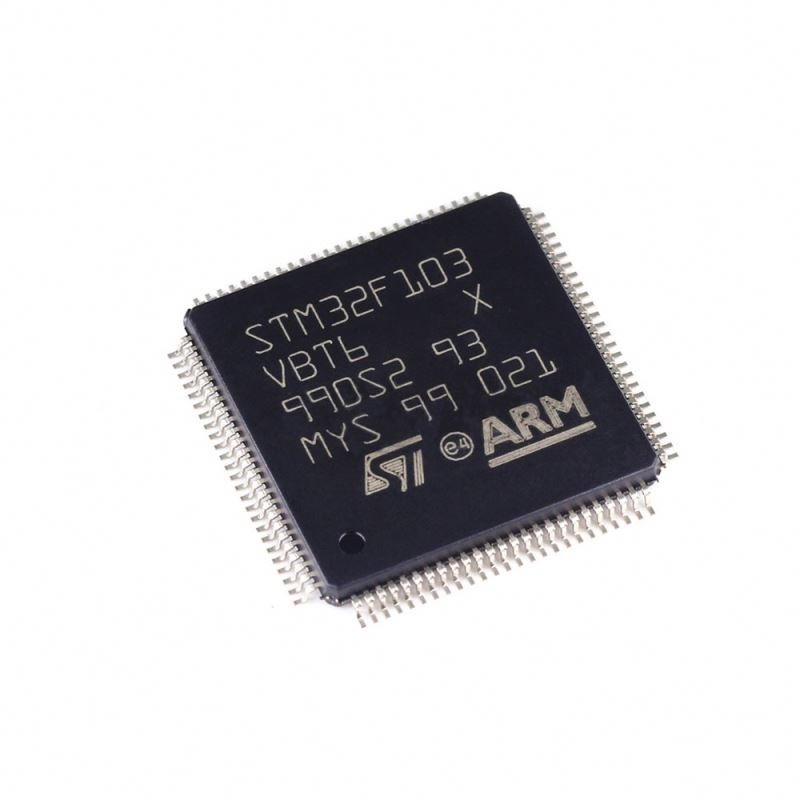 Dịch vụ Bom Chuangyunxinyuan Linh kiện điện tử Bộ vi điều khiển 32 bit Stm32f103 Cortex M3 128k Flash Lqfp100 STM32F103VBT6 IC TRONG KHO