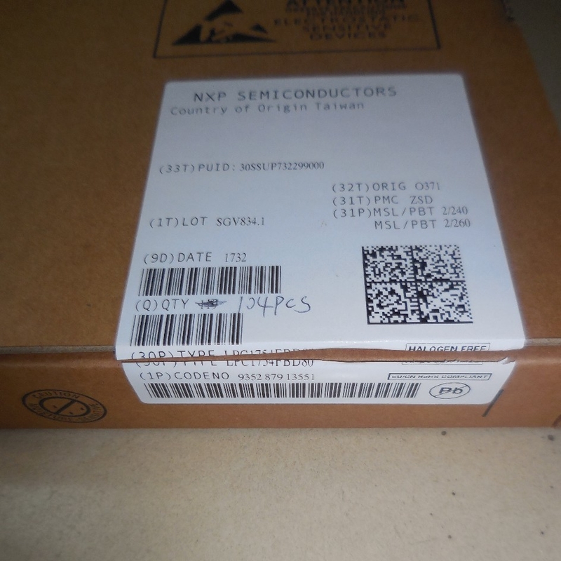 LPC1754FBD80 QFP80 Tích Hợp Vi Mạch IC Vi Điều Khiển Mới Nguyên Bản Chưa Qua Sử Dụng