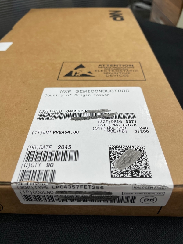 LPC4357FET256 BGA256 Chip Mạch Tích Hợp IC Vi Điều Khiển Thương Hiệu Mới Nguyên Bản Chưa Sử Dụng
